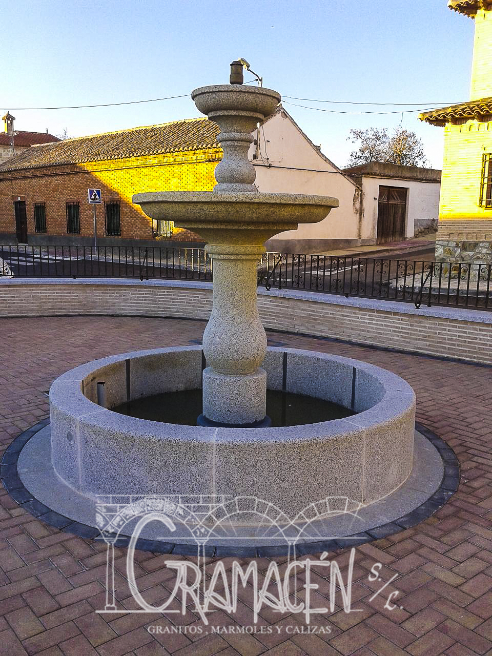 Chimeneas y fuentes de piedra natural